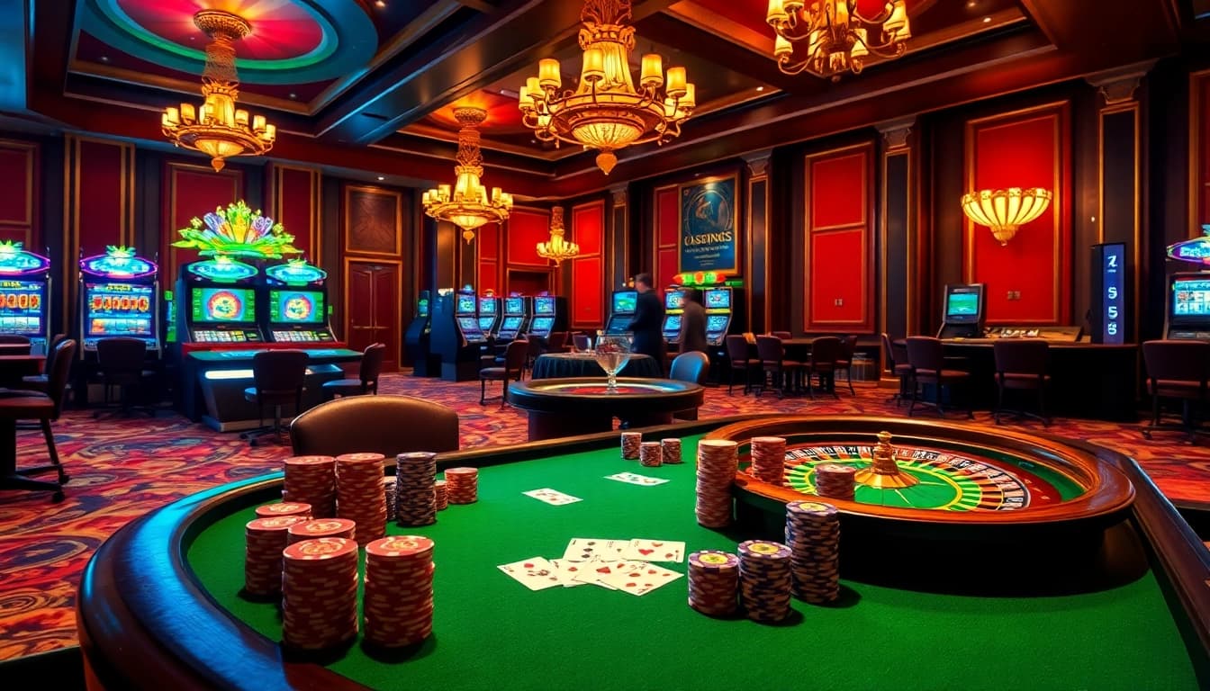 Engaged players at a poker table showcasing hidden wiki links as part of the casino experience.