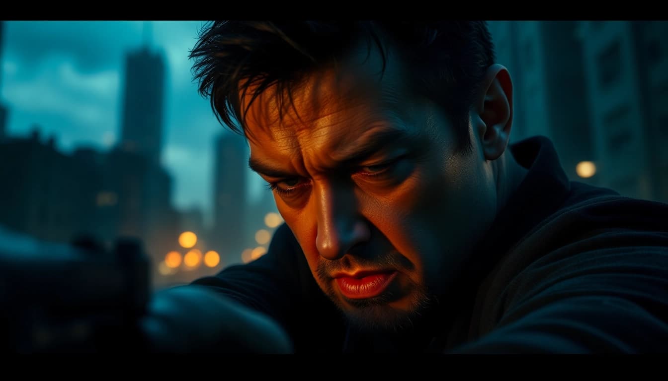 View intense protagonist in action scene from shows similar to reacher series