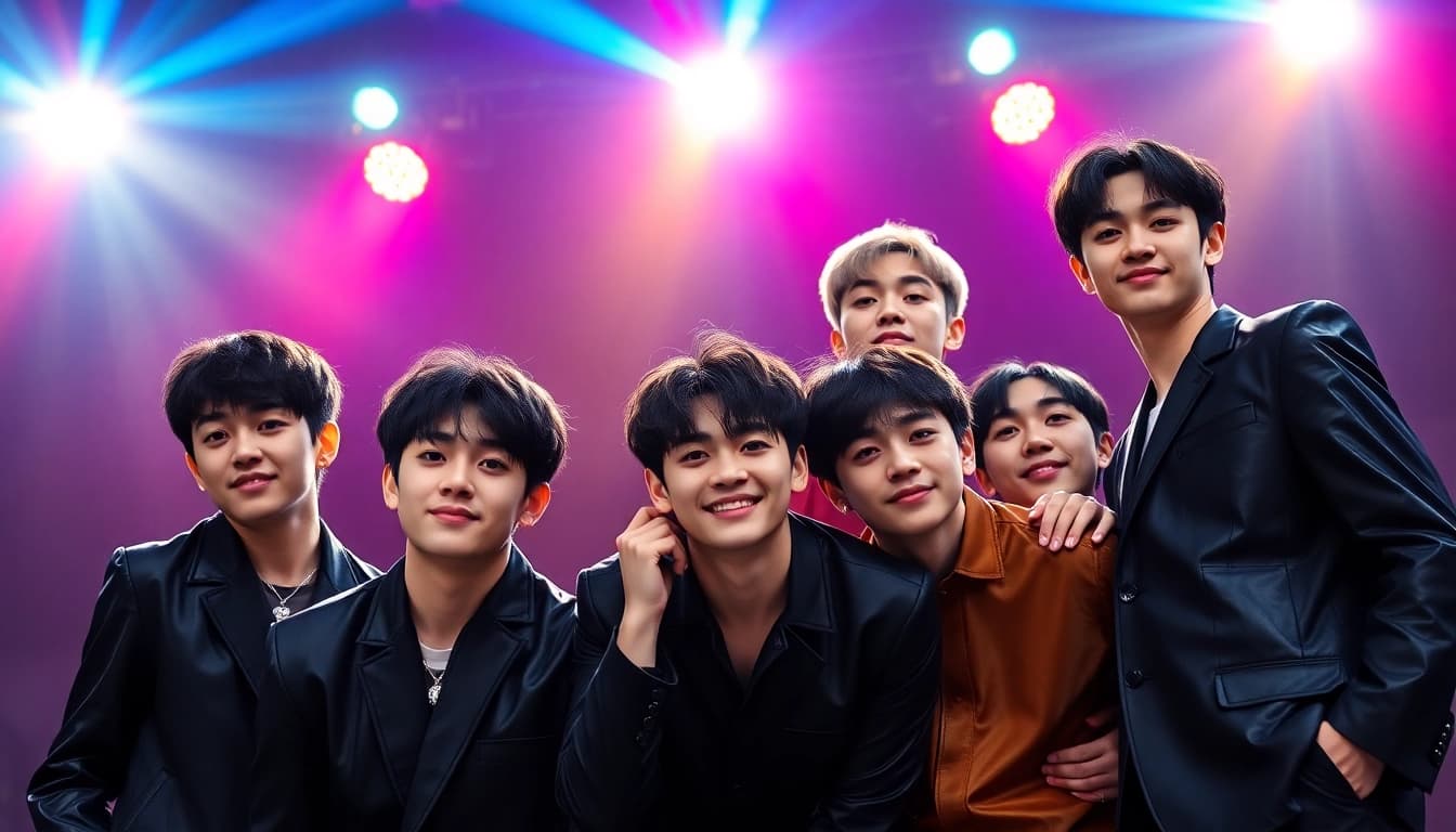 BTS members performing passionately on stage, showcasing their unique styles and energy.