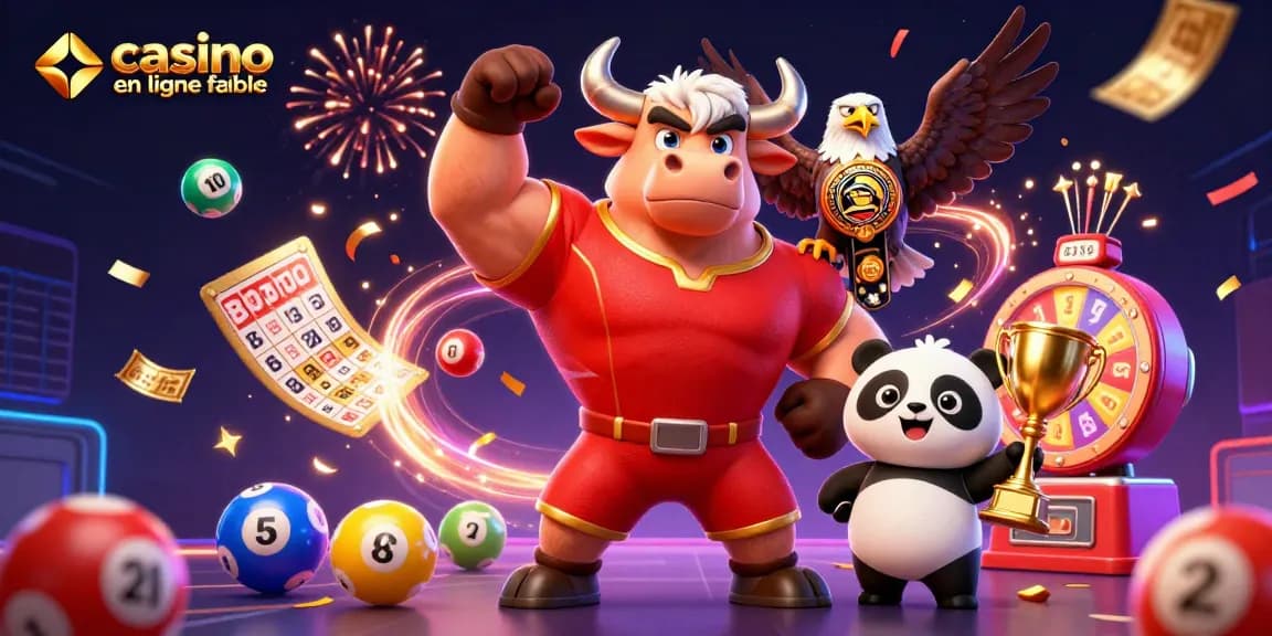 Visez la victoire avec casino en ligne fiable dans une illustration dynamique avec des personnages animés.