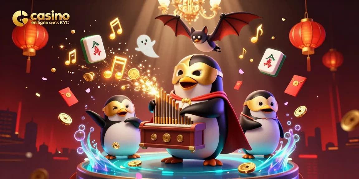 Visitez un casino en ligne sans KYC et plongez dans un monde de jeux palpitants, rempli de pièces d'or et de lanternes.
