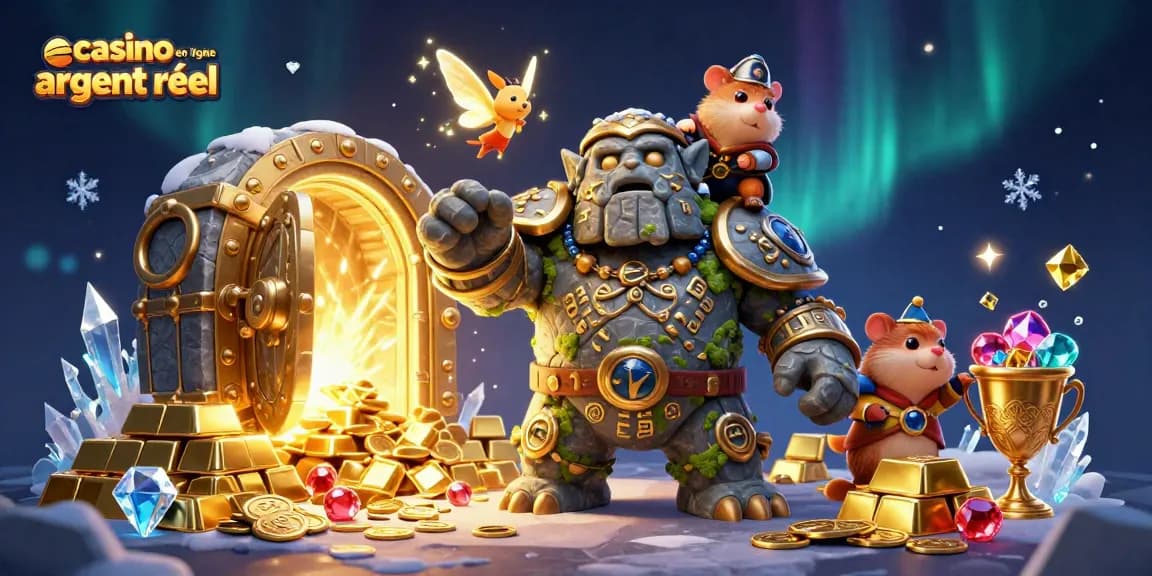 Jouez au casino en ligne argent réel avec des personnages magiques et des trésors étincelants.
