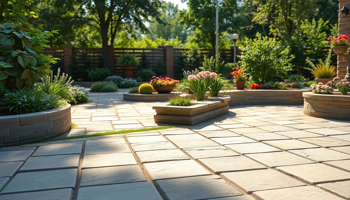 Transform your garden with stunning hardscapes and lush greenery in a beautifully designed patio.