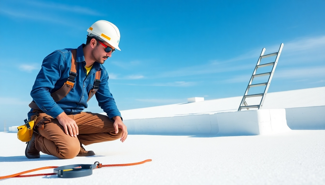 Inspecting spray foam roof problems through a detailed analysis by a professional contractor.