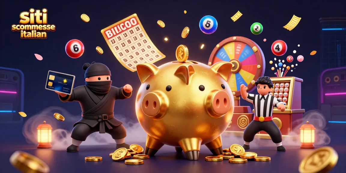Scommetti nei migliori siti scommesse italiani mentre un maiale dorato in uniforme si scatena in un'illustrazione vivace.
