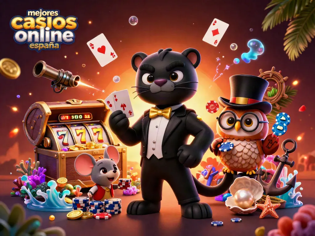 Disfruta de los mejores casinos online España con tragaperras emocionantes y jackpots en una escena vibrante.