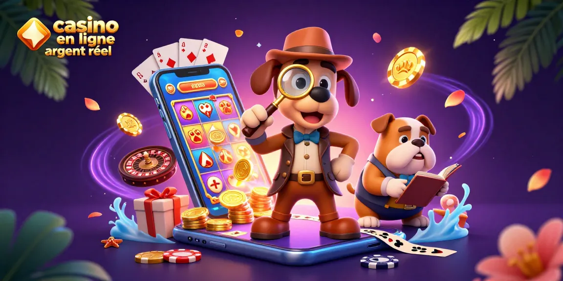 Jouez et gagnez avec casino en ligne argent réel : Détail captivant d'un détective en action.