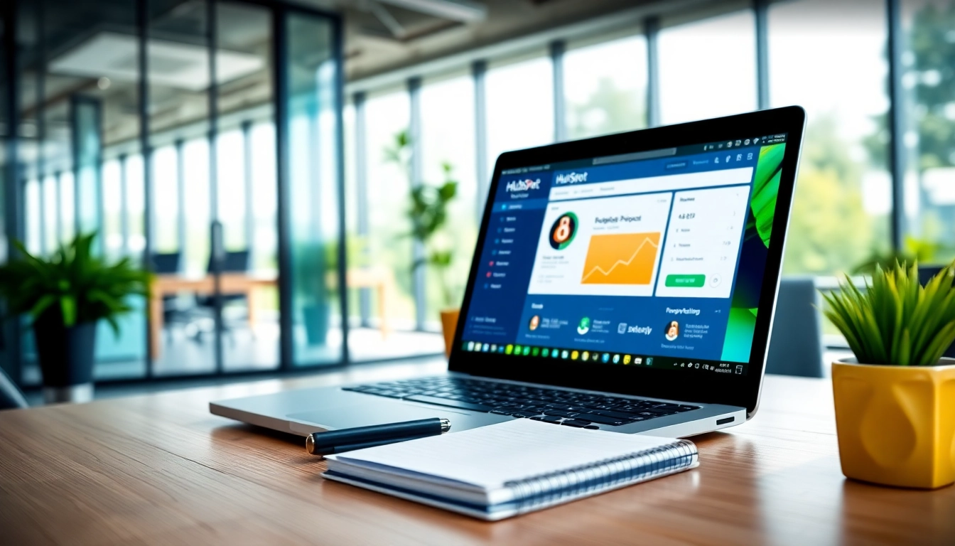Engaging HubSpot free tools for professionals in a modern workspace.