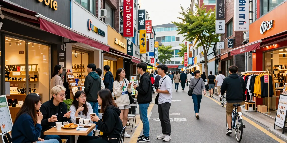 Exploring Seoul's vibrant specialty shopping district, featuring bustling streets and trendy shops at https://forumup.org/shop/search.php?ca_id=&addr1=&addr2=&addr3=&schKeyword=.