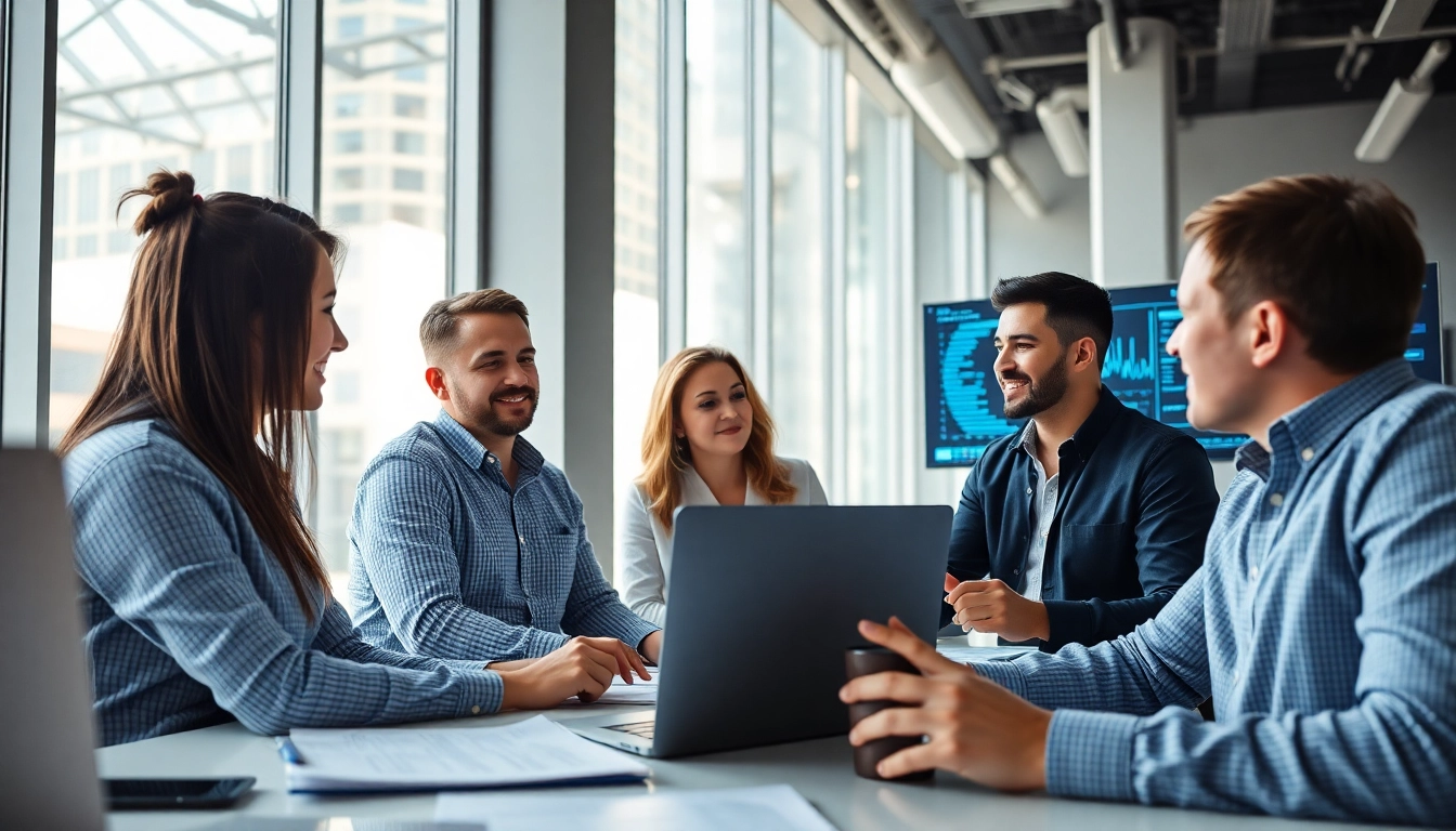 Providing managed IT services Lakeland with a professional team in action.