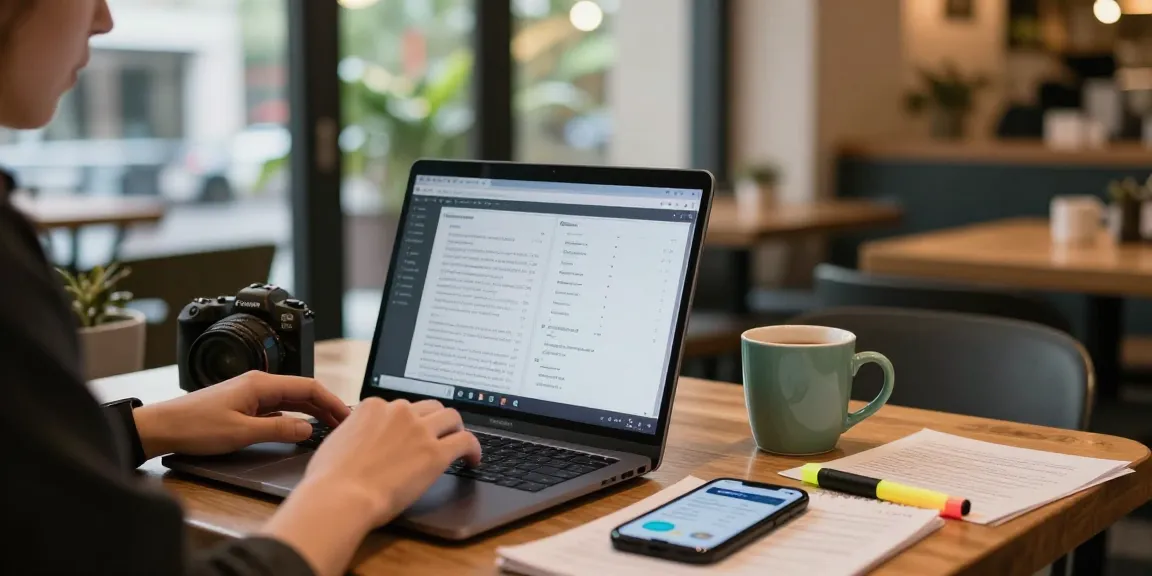 cloud mining provider on a laptop in a coffee shop, highlighting crypto research and DeFi engagement