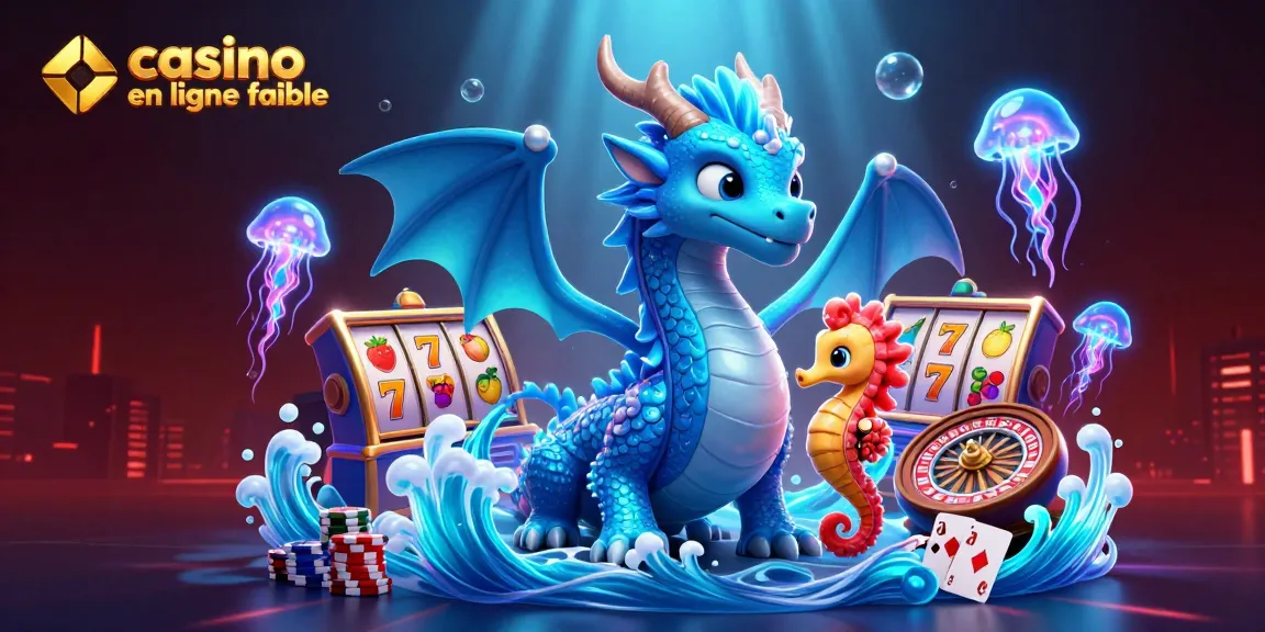Jouer sur un casino en ligne fiable avec un dragon aquatique et une scène dynamique incroyable.