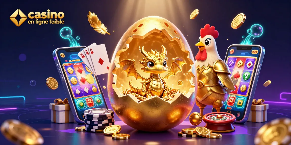 Jouez avec confiance dans un casino en ligne fiable et remportez des jetons en découvrant un dragon doré.