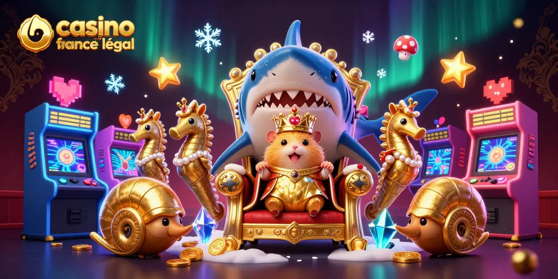 Plongez dans l'univers des jeux avec une scène dynamique représentant le casino en ligne France légal.