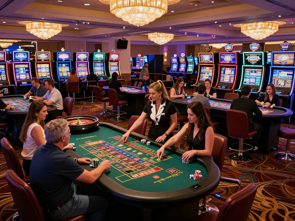 Engaged players betting at sc888 roulette tables in a luxurious casino atmosphere.