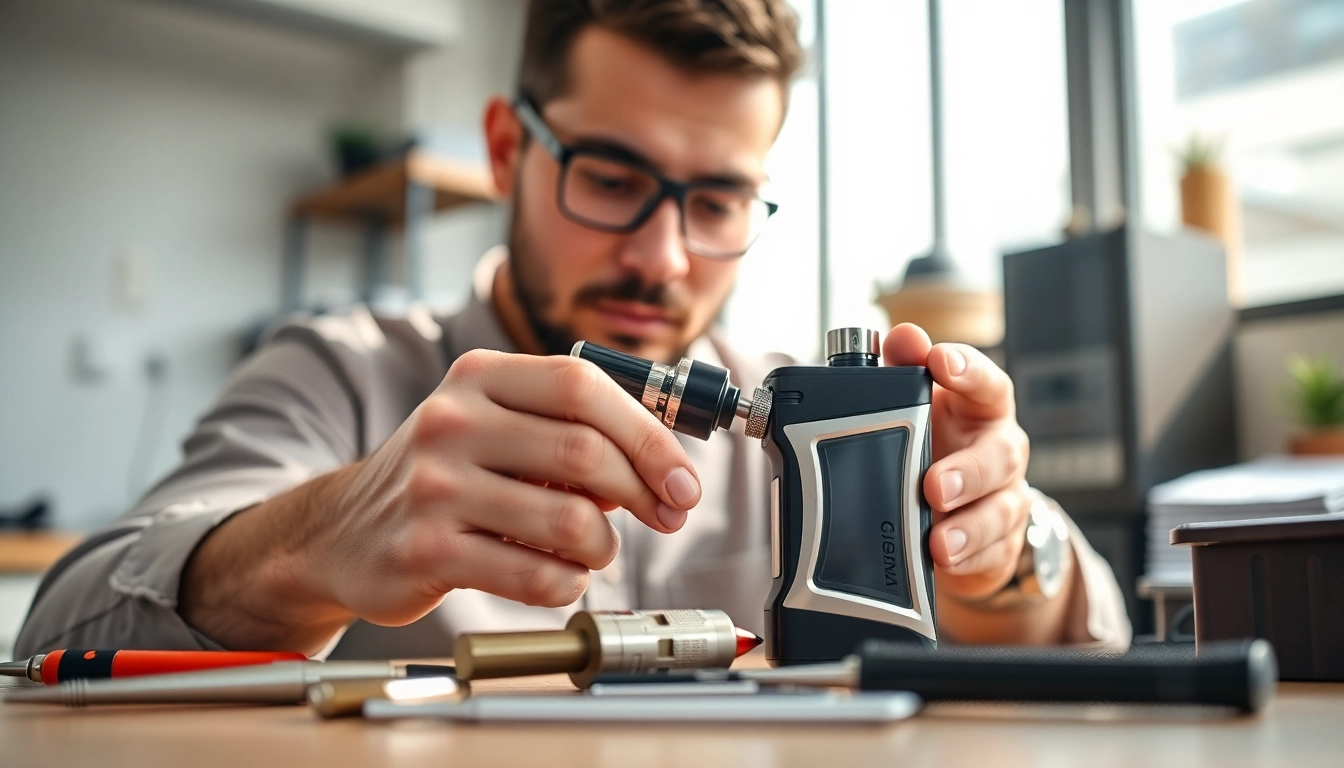 Learn how to open a Orion vape with a technician demonstrating proper techniques.