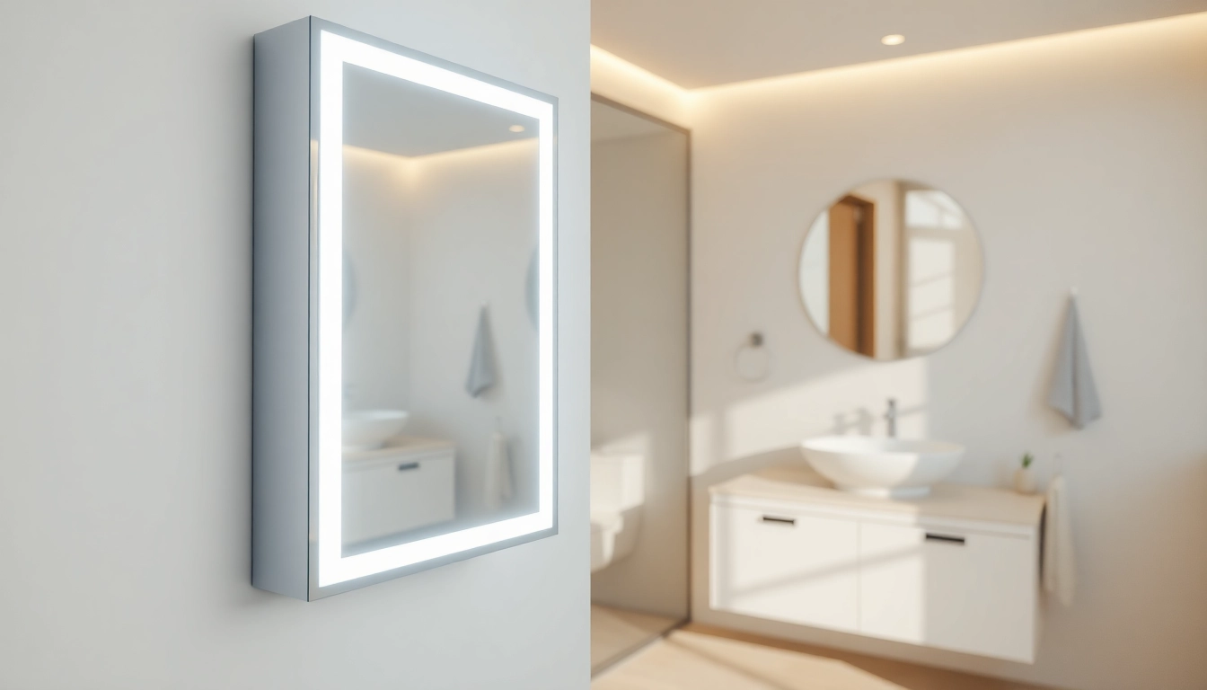 Enhance your space with a stylish led bathroom mirror Cabinet that combines elegance and functionality.