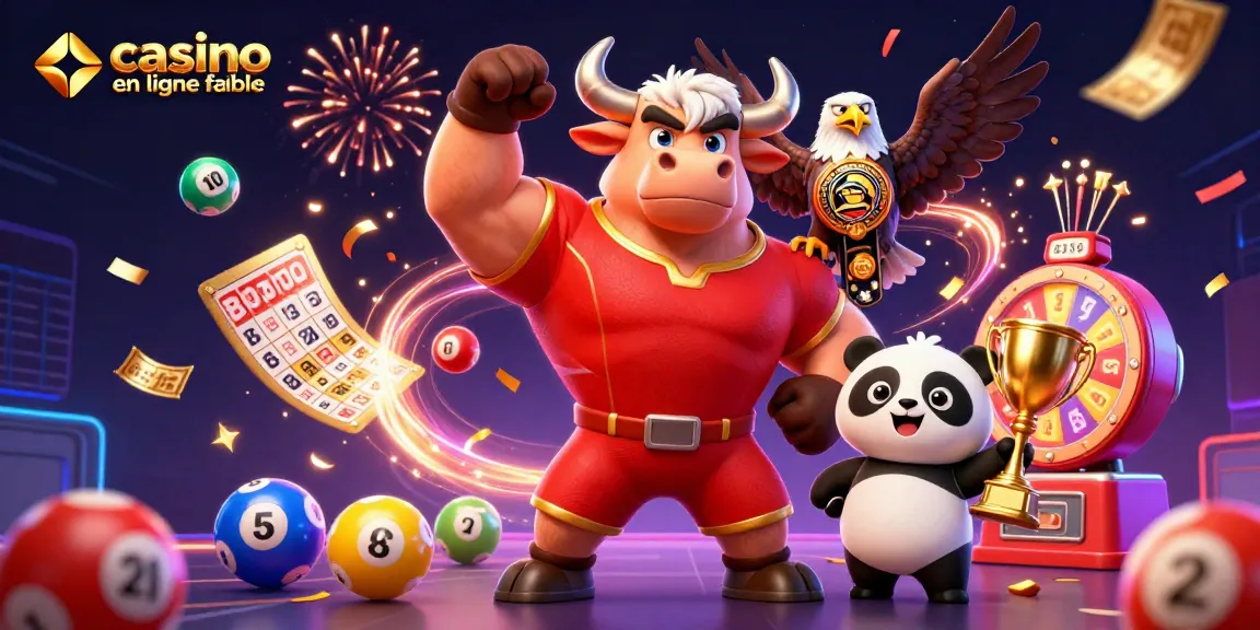 Visez la victoire avec casino en ligne fiable dans une illustration dynamique avec des personnages animés.