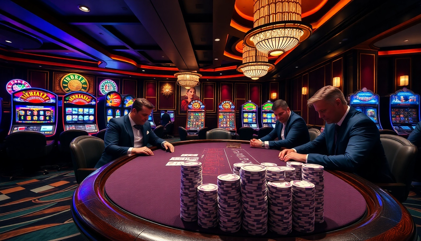 Vivez l'excitation aux meilleurs casino en ligne avec des tables de poker vibrantes et des machines à sous luxueuses.
