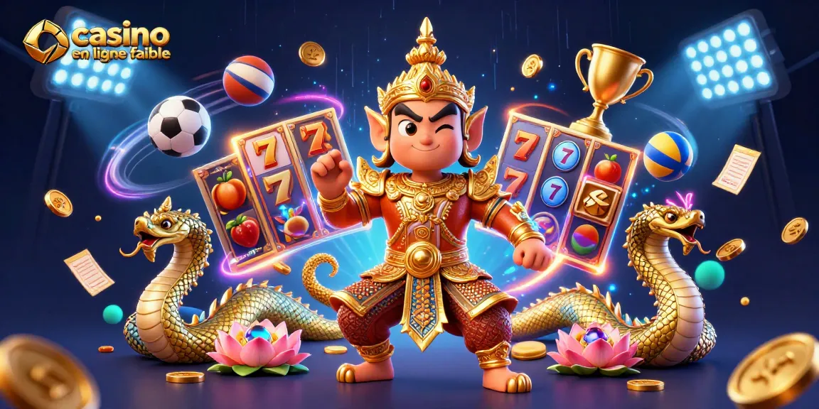 Plongez dans le monde des jeux avec ce casino en ligne fiable, où le gardien et les serpents rencontrent des symboles de jackpot.