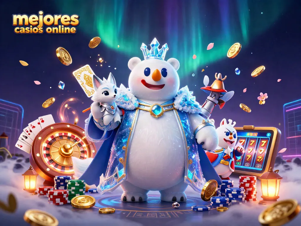 Gana en los mejores casinos online mientras juegas con nuestra ilustración vibrante y llena de acción.
