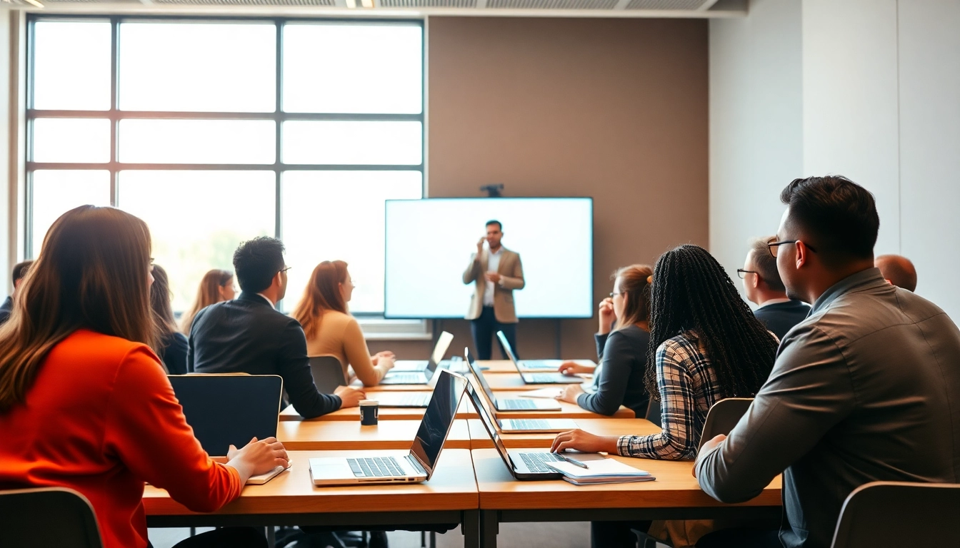 Engage in effective workforce development training with diverse participants in an interactive learning environment.