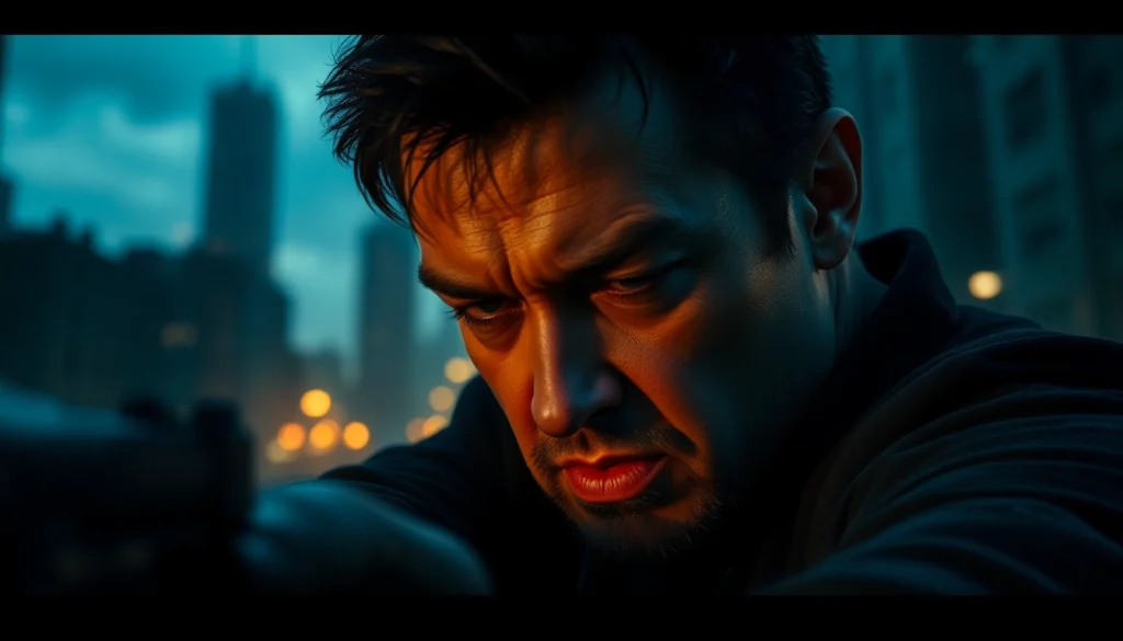 View intense protagonist in action scene from shows similar to reacher series