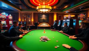 Exciting gambling action featuring ink vao 12bet sports betting and casino games in a vibrant casino atmosphere.