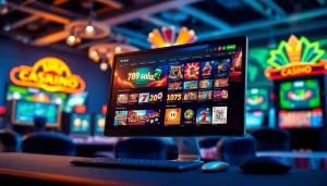 Exciting online casino interface showcasing games on 789f.com, reflecting luxury and engagement.