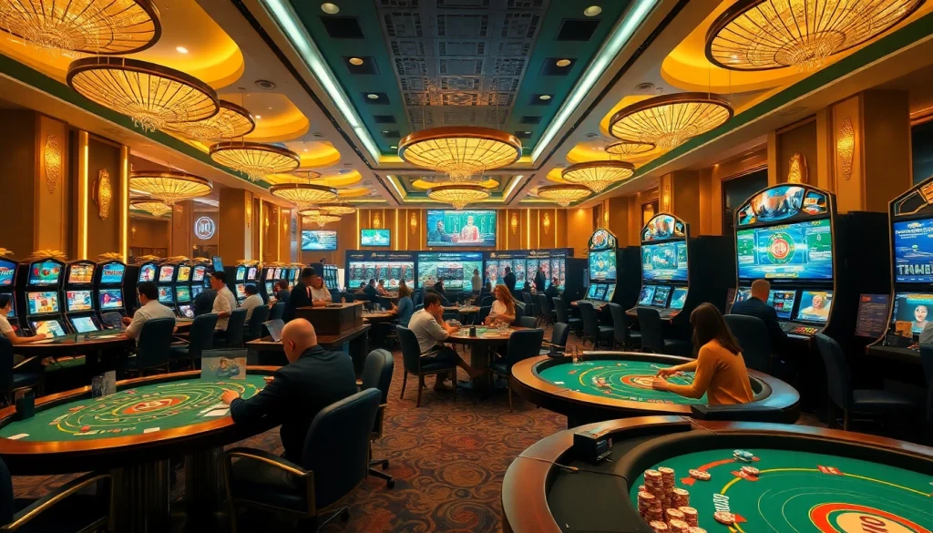 Experience the excitement of Trang chủ 789P with lively gambling activities and digital casino tables.