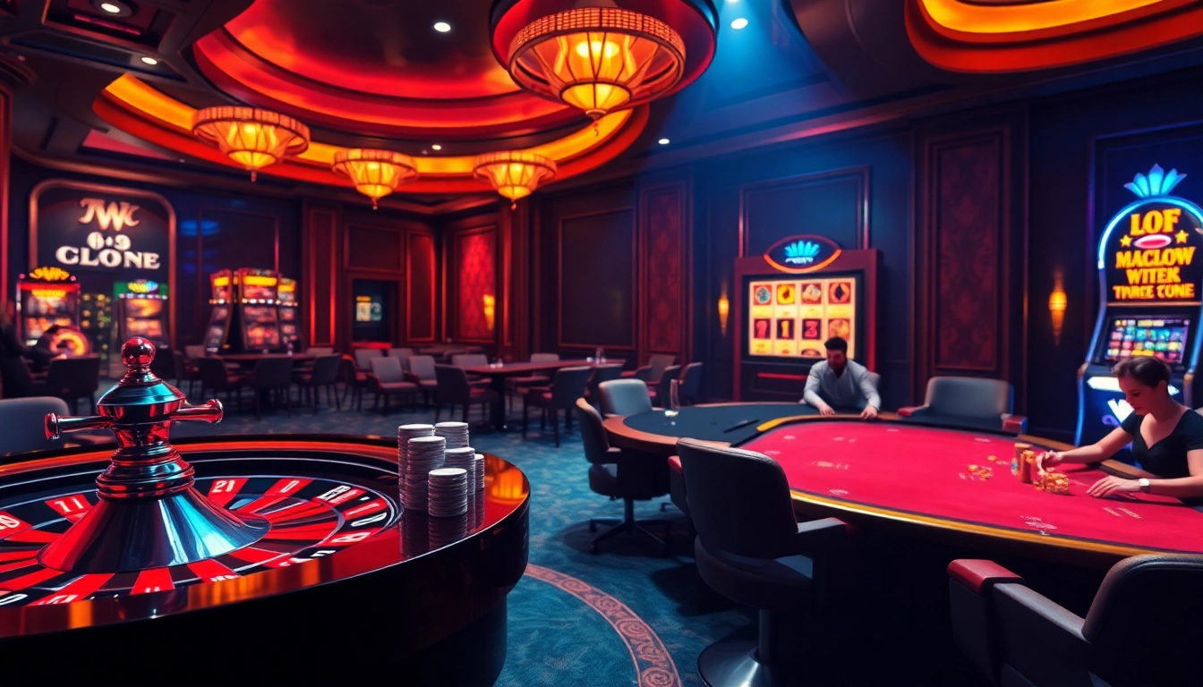 Découvrez le luxe dans un casino fiable en ligne avec une roulette tournante et des tables de poker vibrantes.