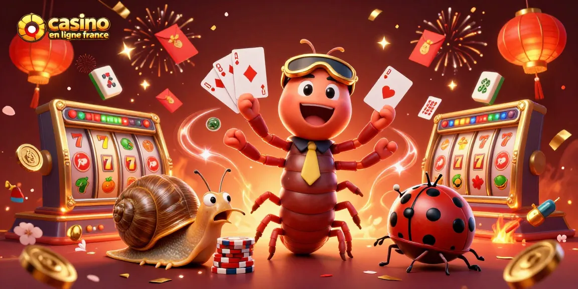 Jouez à casino en ligne France avec des cartes et des jetons dans une scène festive.