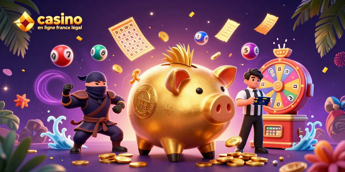Jeux sur un casino en ligne légal en France avec un affrontement spectaculaire entre personnages cartoon, démontrant la chance et les gains.