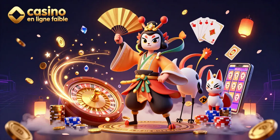 Jouez dans un casino en ligne fiable avec une scène animée de guerriers et des éléments de jeu.