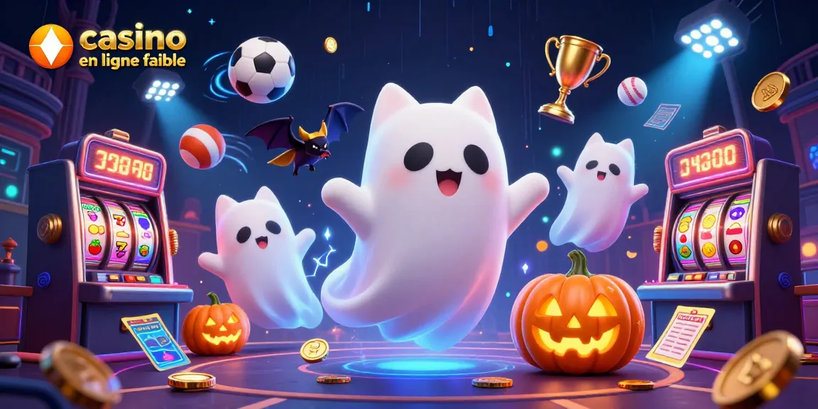 Découvrez un casino en ligne fiable avec un chat fantôme 3D et des éléments de jeu captivants.