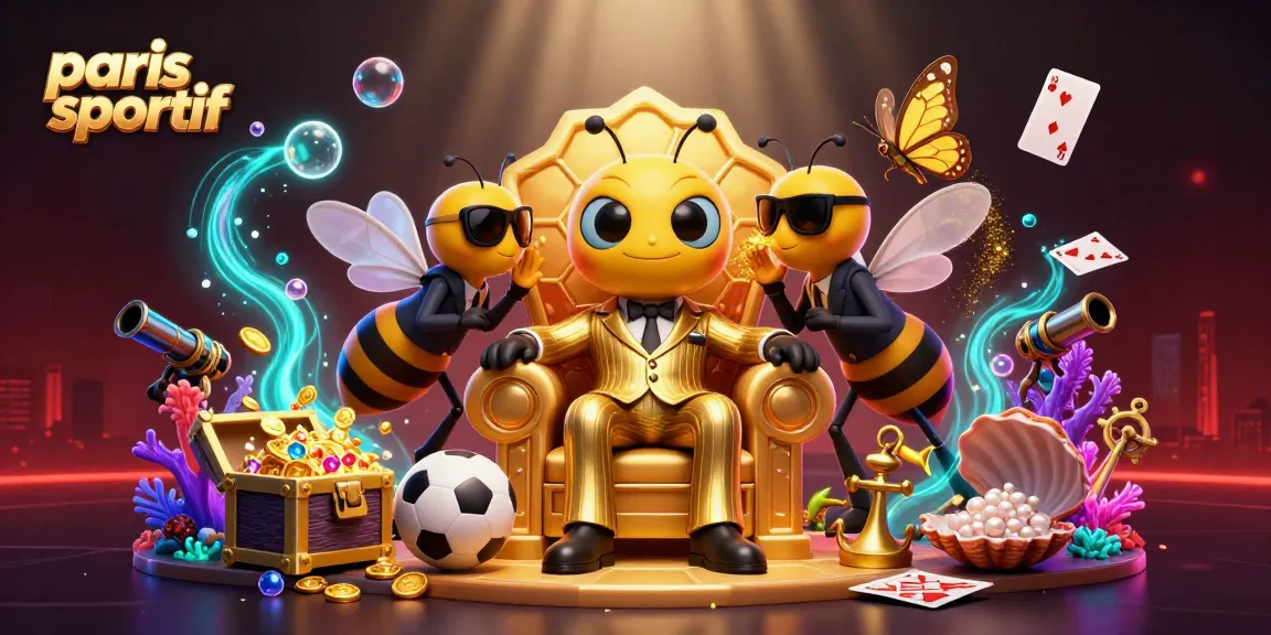 Le paris sportif au cœur d'une illustration dynamique avec un boss, des gardes et des éléments de jeu.